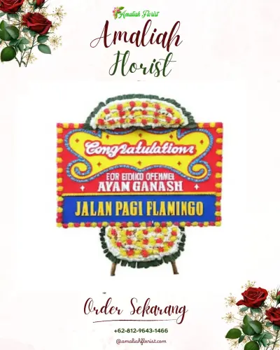 Bunga Papan Congratulation di Bukit Durian